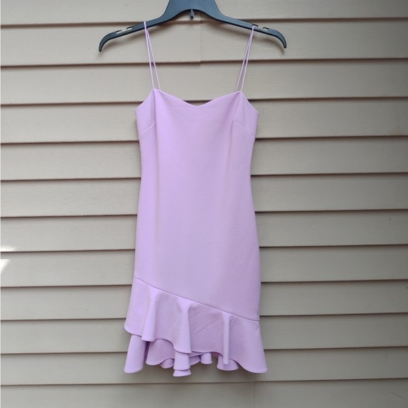 Likely Dresses & Skirts - Likely Revolve Mini Lilac Purple Cocktail Dress Lavender Ruffle Flounce Hem